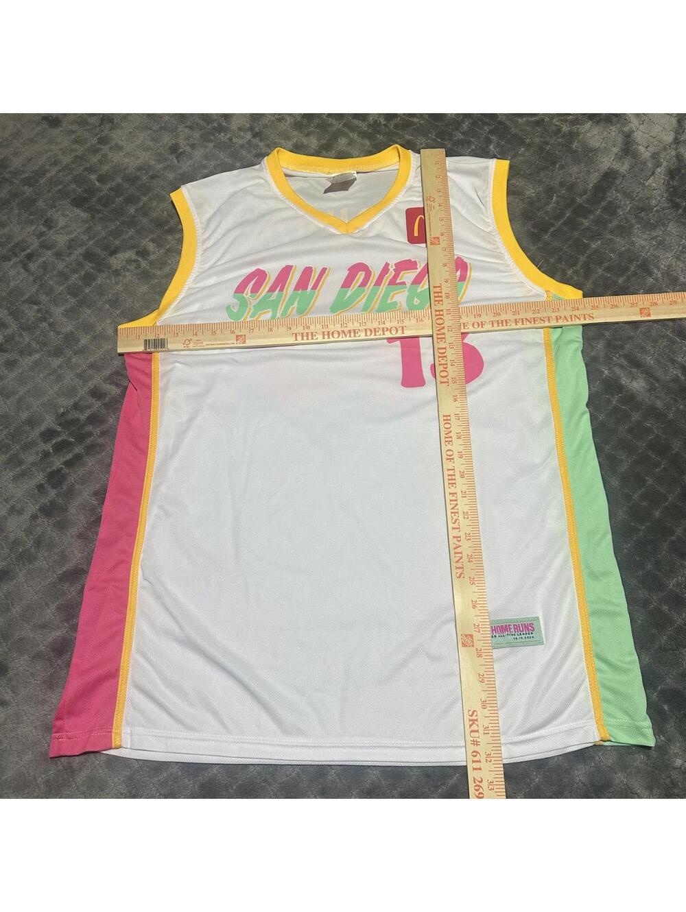 San Diego Padres Manny Machado XL Basketball Jersey City Connect SGA #13 MLB - Picture 5 of 7